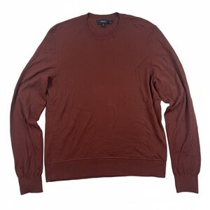 Theory Women’s Chestnut Brown Crewneck Sweater Size M